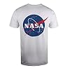 Nasa Men's CORE Logo Regular Fit Crew Neck Short Sleeve T - Shirt, White (White White), XX-Large (Manufacturer Size:XX-Large) #2