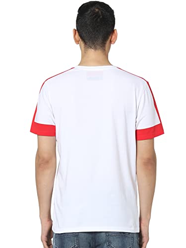 Image of JACK & JONES Men's Printed Regular Fit Crew Neck T-Shirt