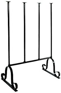 Garden Pride Wellington Boot Rack - Black - Metal - Indoor and outdoor - Holds two pairs of Wellies - The Ideal Welly Storage Solution - Wellington Boot Stand