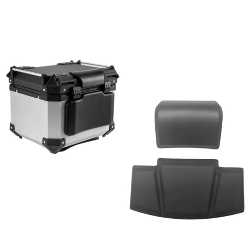 Dossier moto universel avec coussin de coffre arrière et top case