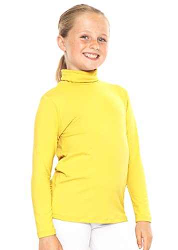 Image of STRETCH IS COMFORT Girl's Oh So Soft Long Sleeve Turtleneck | Youth Size 2-16