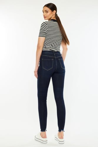 SALT TREE Kan Can Women's High Rise Button Fly Super Skinny Jeans - kc72732