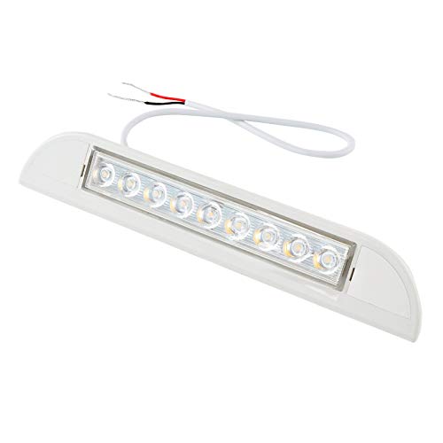 Deiwo Lampe LED d'extérieur 12 V 23 cm 400 lm étanche pour caravane et camping-car Cover