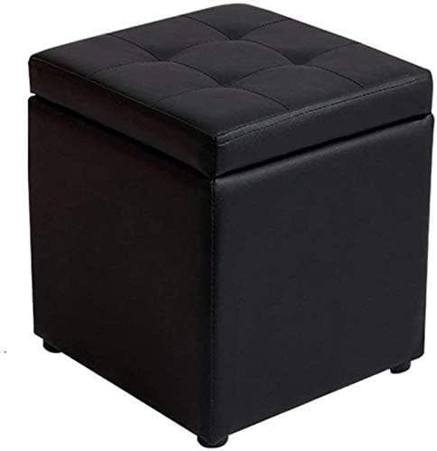 Repose-pieds ottoman en bois massif avec siège polyuréthane rose