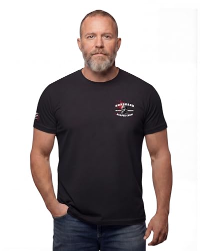 NORDGARD Viking T-Shirt Skull in schwarz I Größe 3XL I Herren Tshirt aus 100% Baumwolle I Wikinger T-Shirt I Shirt nordische Mythologie I Ideal für Freizeit & Sport I Oeko-TEX Zertifiziert