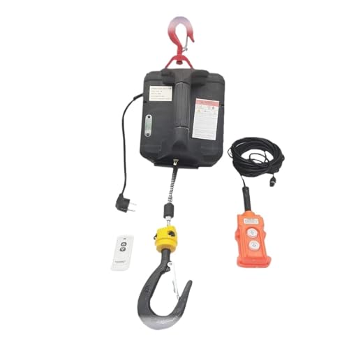 BADIKA Polipasto eléctrico de Cable Grúa portátil de 500Kg for Coches mejoras el hogar manipulación