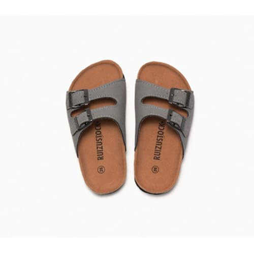 SywzX&xfybz Kid's Summer soft sole Cork Sandals Breathable Casual Children Slippers Outdoor Girls Boys Beach Shoes4