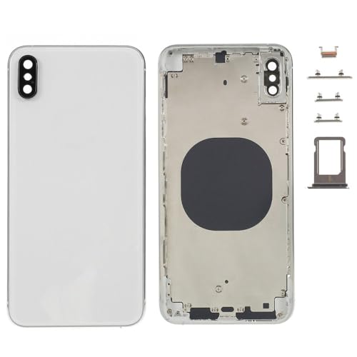 Reparer la vitre arrière brisée d'un iPhone XS Max avec ce chassis blanc complet