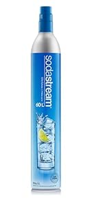 sodastream - CO2 Cylinder for Sparkling Water Maker, Blue Screw-in Gas System, Makes 60 Litres Fizzy Drinks, Compatible with Spirit, Crystal and Genesis, Reduce Plastic Waste, Aarke Compatible