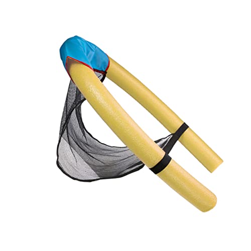 Toddmomy Boys and Girls Pool Floating Chair Yellow Pool Noodle Seat Floating Rod Swimming Board for Children Odorless Soft Material 7.5x150cm