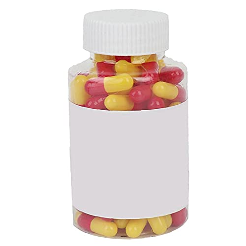 Naisedier Vacíos cápsula de gelatina Dura Hueco vacante Cubierta de la cápsula de la Cubierta 100PCS Rojo 100PCS Amarillo, principalmente Usado para sostener el Polvo sólido Cover