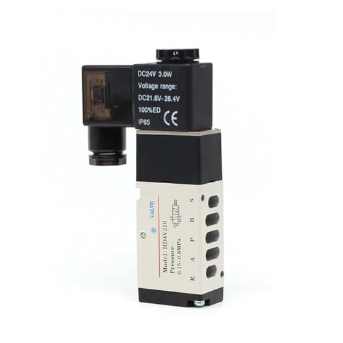Électrovanne 24v HD4V210 commande pneumatique distributeur 220v