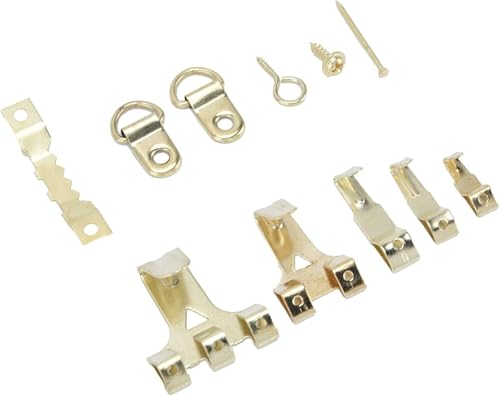 Image of Tools compatible with Picture Frame Hooks 250pcs Picture Hangers Kit Duty Assorted Picture Hangers Assortment Kit Picture Hooks Wall Picture Hanging Hardware