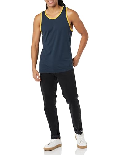 Image of Amazon Essentials Men's Active Quick Dry Tech Stretch Moisture Wicking Lightweight Gym Tank Top