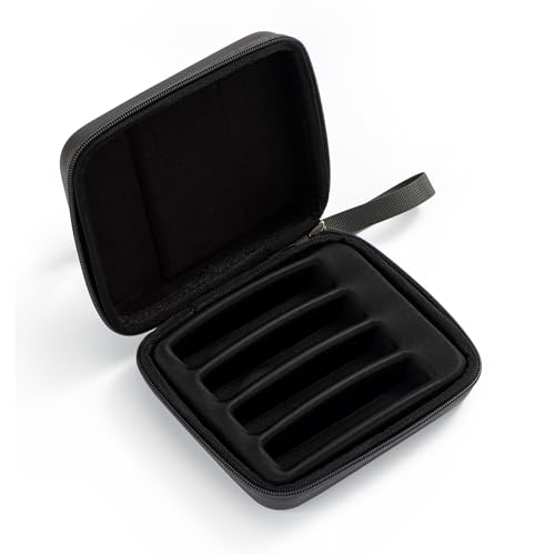 JDR Mundharmonika-Tragetasche mit Schultergurt, Display-Hüllen mit Reißverschluss, für 4 Personen, einschließlich Trochilus und Blues Armonicas