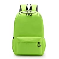 D&T School Backpack WaterProof Back to School, Plain Kids Backpack for Girls and Boys A Unique Rucksack Ideal for School Children Causal Travel School Bags Lime