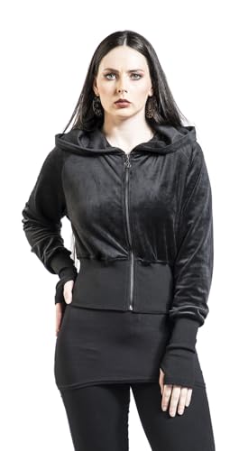 Felpa Jogging Gothic Di Gothicana By Emp - Soft Nicki Hoodie - S A 5XL - Donna - Nero - 5