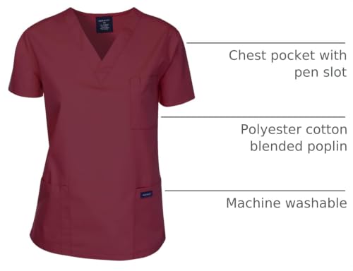 Image of Dagacci Scrubs Medical Uniform Women and Men Scrubs Shirts and Tops