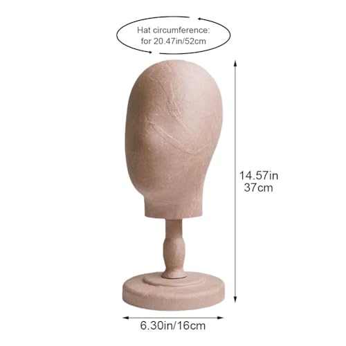 Modelo de cabeza de maniquí estable para mantener la forma de pelucas y gorros 6