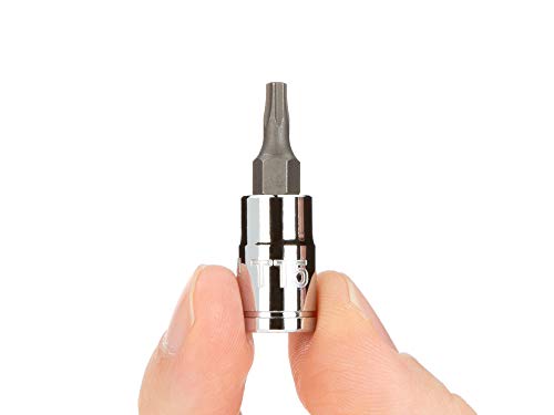 Image of TEKTON 1 /4 Inch Drive x T15 Torx Bit Socket | SHB04215 (Pack of 2)
