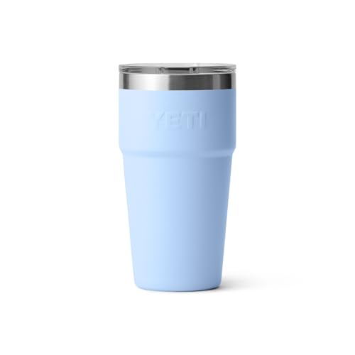 Image of YETI Rambler 20 oz Stackable Tumbler, Stainless Steel, Vacuum Insulated with MagSlider Lid
