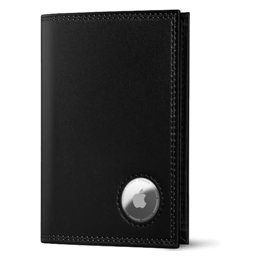 DODENSHA Portmonee Herren mit Airtag Fach und RFID Schutz | Geldbörse Herren aus 100% Echtleder mit XL Münzfach für 20 Münzen | Smart Wallet für 13 Karten in Geschenkbox (NapaSchwarz)