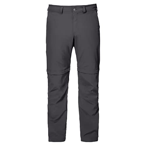 Foto von Jack Wolfskin Herren Canyon Zip-off Pants Wanderhose, Asphalt, 48 EU