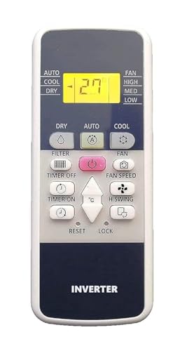 Image of 5 Years Warranty Compatible for HITACHI Ac Remote 1.5 Ton 3 Star Inverter Split AC with Backlight
