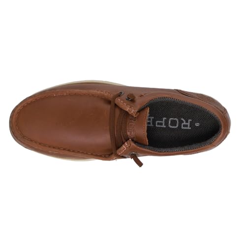 ROPER Mens Lloyd Slip On Casual Shoes - Brown4