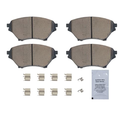 Image of HUSCH D890 Front Ceramic Brake Pads Kit Fit For Mazda Miata 2001, 2003-2005