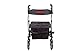 Antar AT51006 Aluminium Faltbar Rollator, silber, 8000 g
