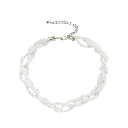 Joyería de moda regalo de boda collar de perlas de imitación romántico