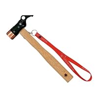 Snow Peak Kupfer-Heringhammer für Zeltheringe, leichter ergonomischer Hammer für Camping