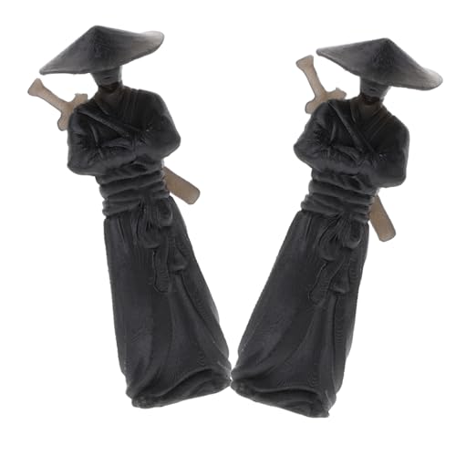 AKOOSY 2 Piezas Figuras Miniatura de Ninja Decoración Miniatura para Jardín y...