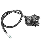 HOUVAN The Scuba Diving Stage 2 Regulator Equipped with Medium Pressure Hose The Secondary Regulator Suitable for Use with Scuba Tanks of Models H400/H400plus/H400pro/H700—Black