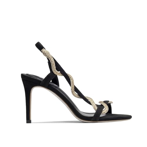 Strappy Heels For Women Open Toe Stiletto Sandal Heels Party Dress Wedding Shoes4