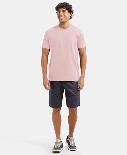 Image of Jockey 2714 Men's Super Combed Cotton Rich Solid Round Neck Half Sleeve T-Shirt