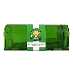 VerminBuster Diervriendelijke Muizenval – Muizenval – Groene Tunnel – Levende Muizenval – Muizenverjager – Muizenvanger – Levende val voor muizen – Zonder Muizengif (1)