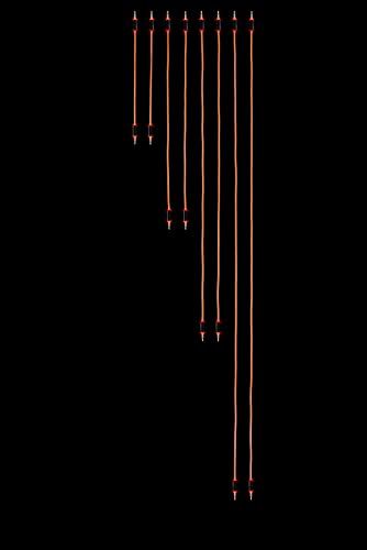 MyVolts Candycords Halo LED patch cables 8-pack, straight mini mono jack to straight mini mono jack - Image 2
