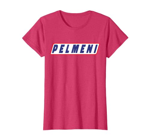Pelmeni Funny Saying T-Shirt, Women, Red Heather, X-Small