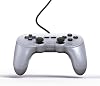 Controlador con cable 8BitDo Pro 2 para Switch, Windows, Steam Deck y Raspberry Pi (Edición gris) 6