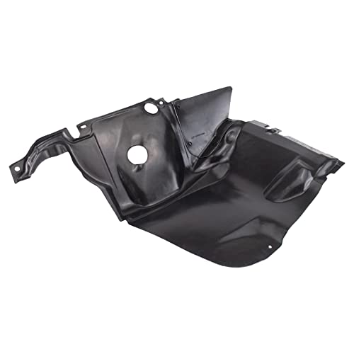 Image of TRQ Front Driver Side Engine Splash Shield Black Compatible with 2009-2012 Ford Escape 2009-2011 Mercury Mariner FO1250150