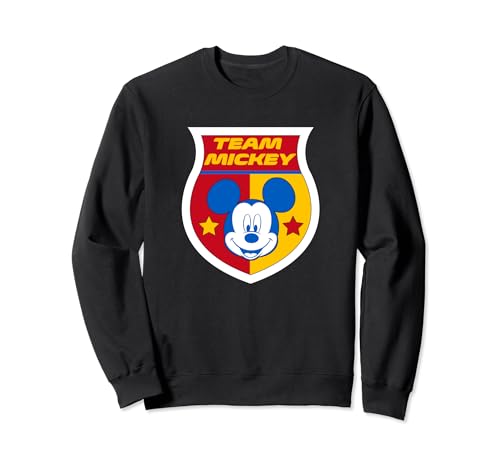 Sweat Team Mickey Disney rouge et jaune, une idée cadeau nostalgie