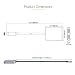 StarTech.com USB-C to Dual HDMI Adapter, USB Type-C Multi-Monitor MST Hub, Dual 4K 60Hz HDMI Laptop Display Extender / Splitter, HDR, Extra-Long Built-In Cable, Windows Only (MST14CD122HD)