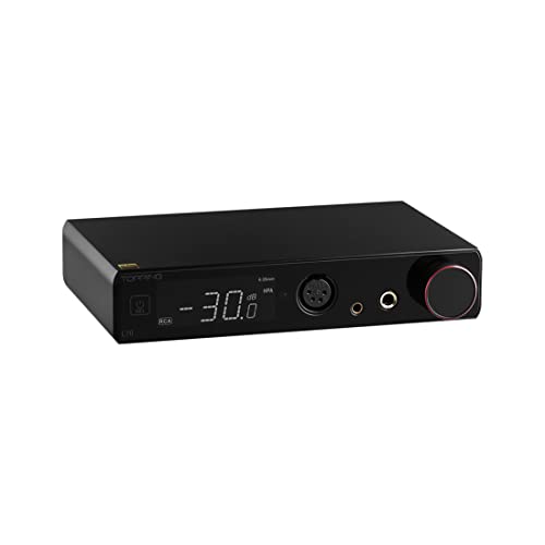 Topping L70 NFCA Balanced Amplificador de Auriculares 6000mWx2 XLR/TRS/RCA Entrada XLR/4.4mm/6.35mm Salida Balanceada Auriculares Amp HiFi Audio Home Pre-Amplificador (Negro) Cover