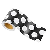 FIXOSHEE Borde del Boletín de Pizarra Creativa 5 Metros, Recorte de Bordes de Boletines en Tonos Neutros, Resistente al Agua, Decoración para Aulas y Material Escolar