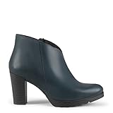  CLASSIC - Botines de mujer con tacón Azul petróleo, EU 39