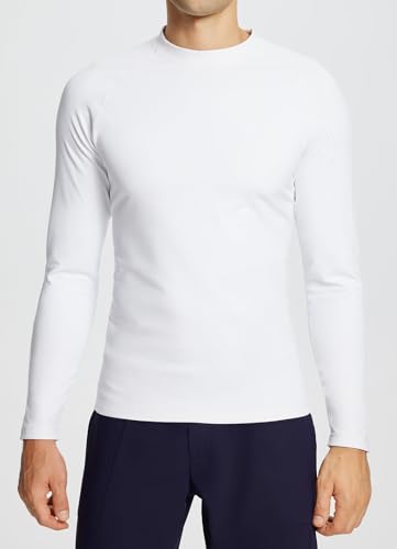 baleaf Men's Fleece Thermal Long Sleeve Shirt Cold Weather Workout Tops Moisture Wicking Running Shirt2