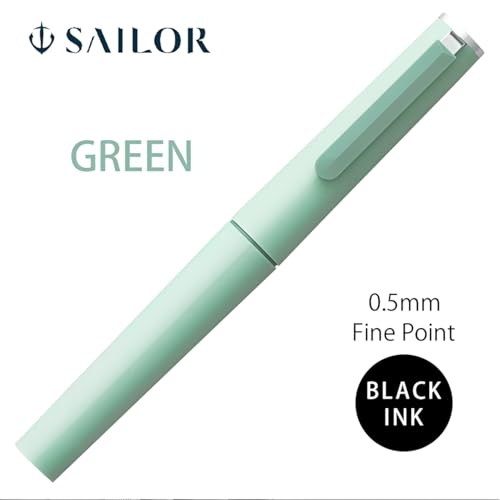 Bolígrafo de gel Sailor TUZU punta fina 0.5mm verde miniatura 2