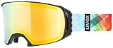 Lente doble Uvex craxx OTG – Gafas de esquí Negro Black Mat/Litemirror Gold